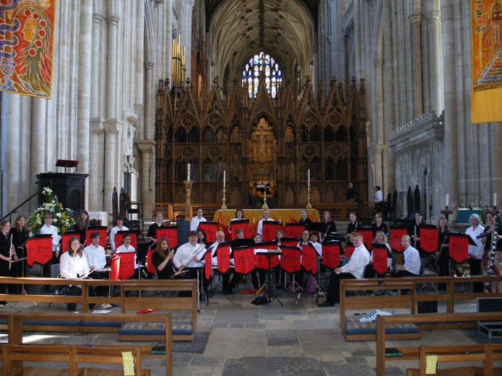 Winchester Cathedral lunchtime concert with Hampshire Flute Choir, 1st May 2007