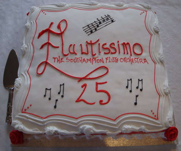 Flautissimo's 25th Birthday Cake