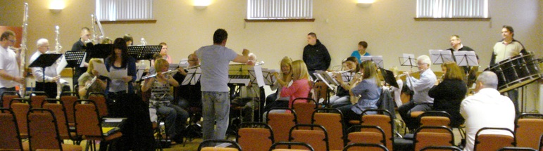 Carluke Primrose Flute Choir rehearsing