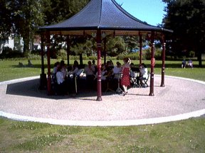 Palmerston Park Bandstand in Southampton, July 2003